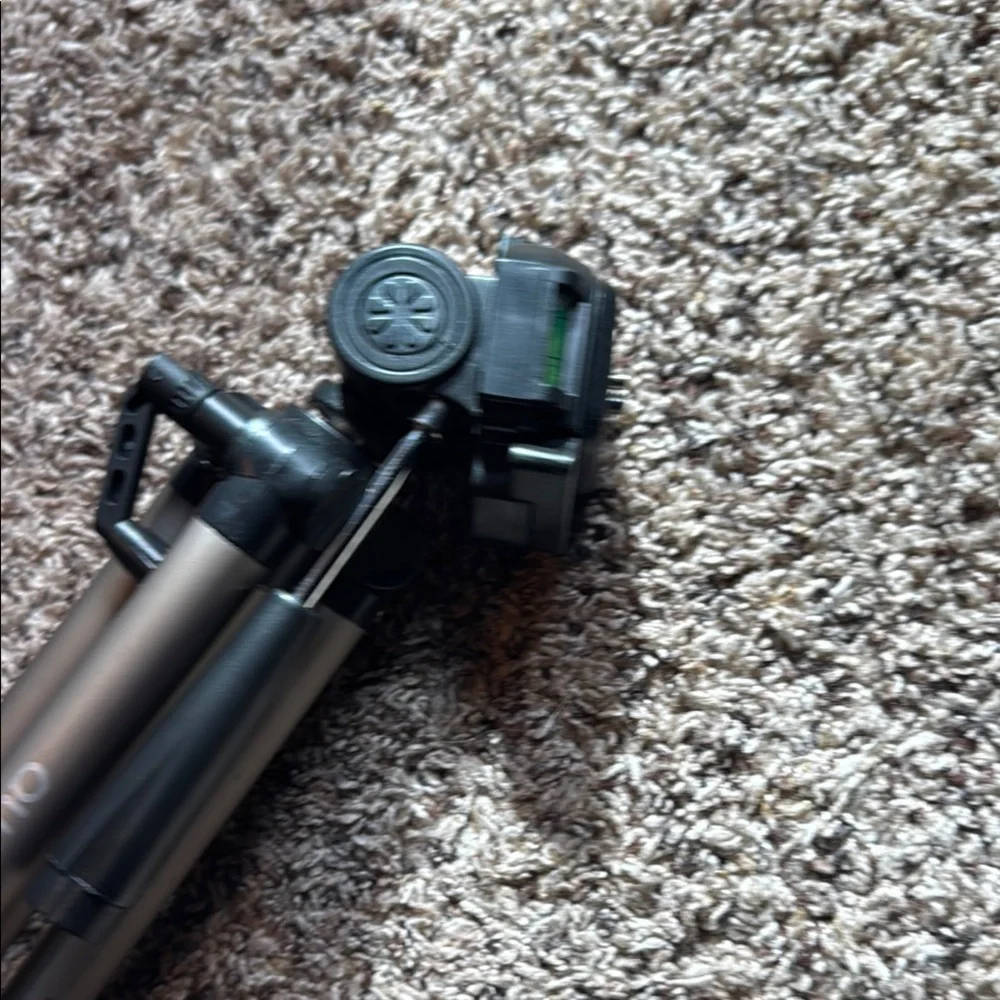 Adjustable Black and Silver Tripod